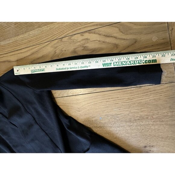 Bar III Womens Open-Front Blazer Jacket in Black Size Small Collarless Career - Picture 4 of 10